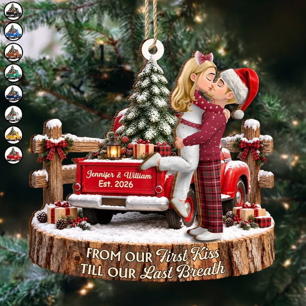 Farmhouse Romantic Couple From Our First Kiss - Personalized 2-Layered