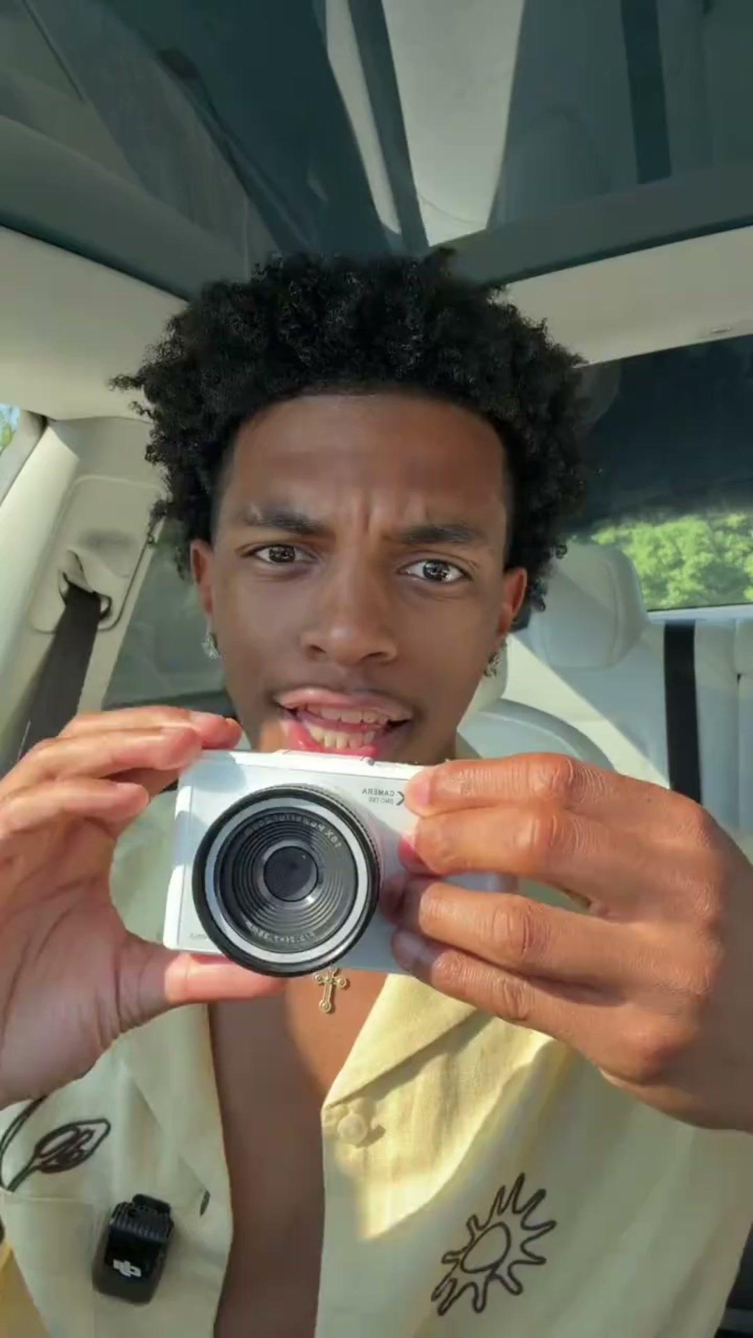 The retro digicam. $39.99. Everything in the box.