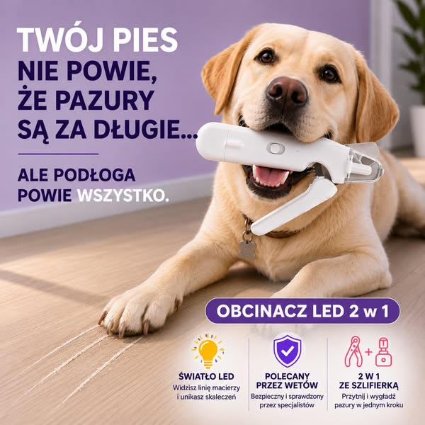 Koniec stresu przy obcinaniu pazurów!