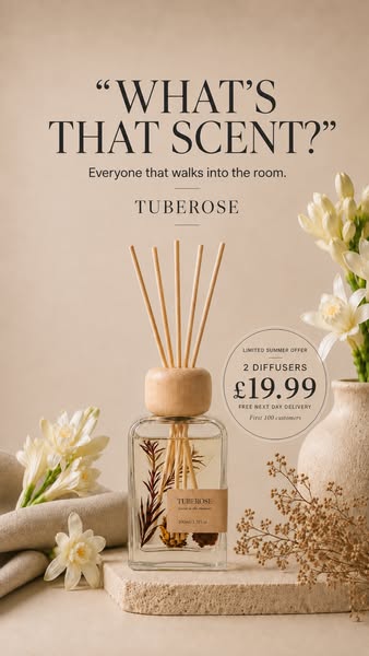 2 Botanical Reed Diffusers, Mix Any Scents | Momoria