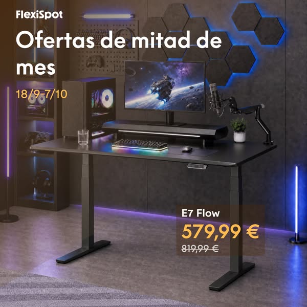 El escritorio que tu setup estaba esperando.