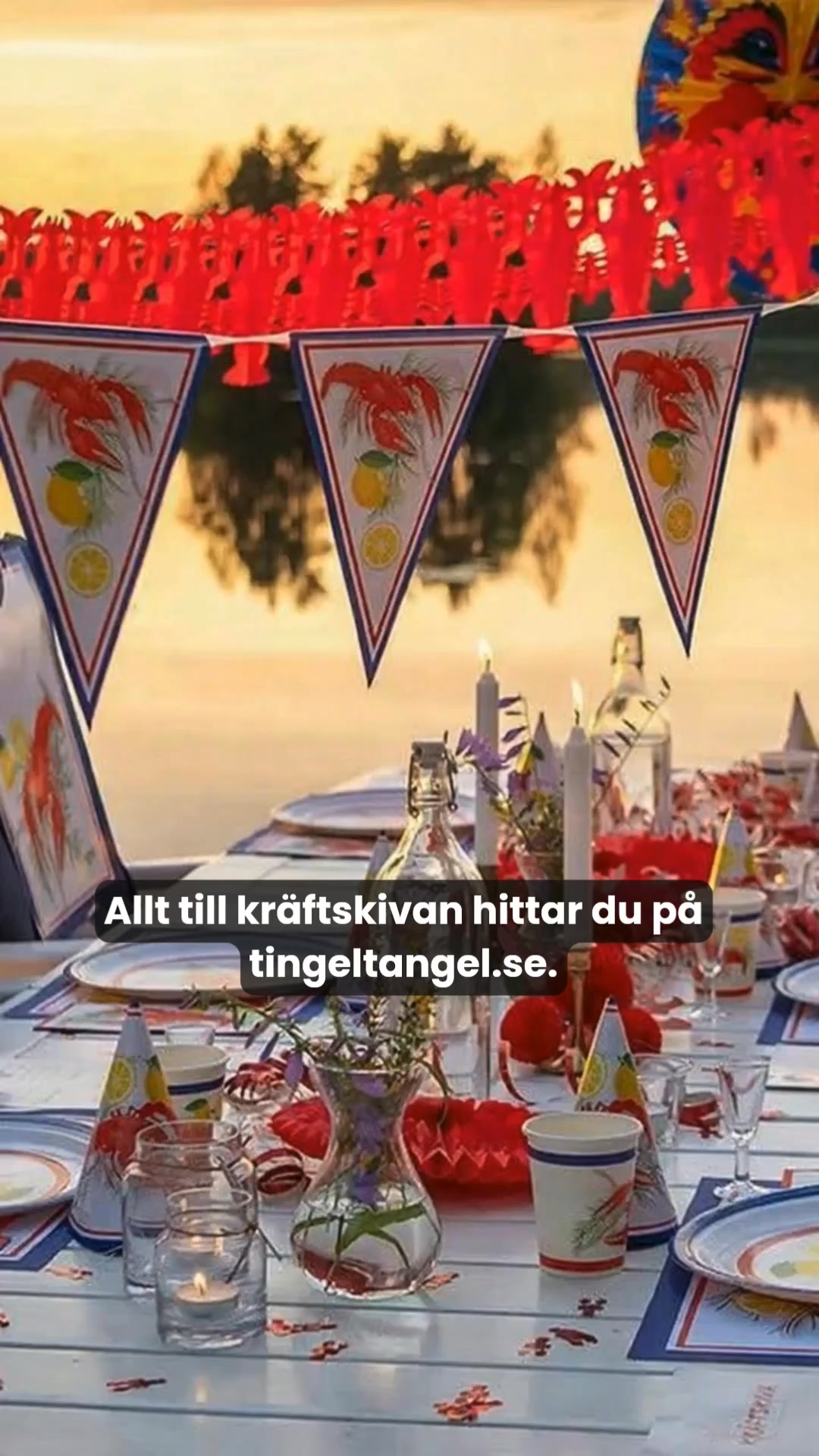 Dekorera kräftskivan på nolltid