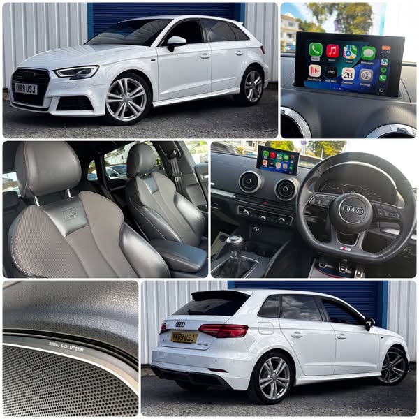 Used 2019 Audi A3 1.0 TFSI 30 S line Sportback 5dr Petrol Manual Euro 6 (s/s) (116 ps) For Sale (U23329) | The Professional Car Agent Ltd