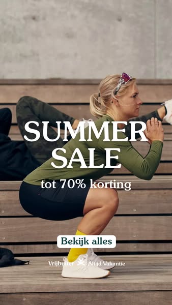 Summer SALE op sportgear