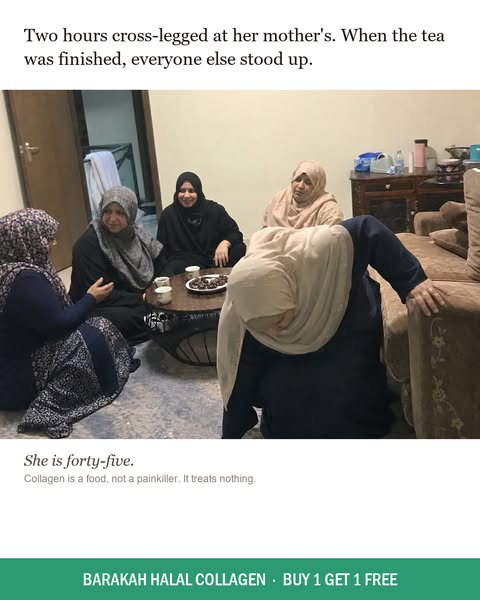 Everyone else stood up