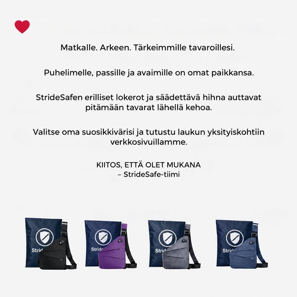 Tärkeimmät tavarat lähelläsi