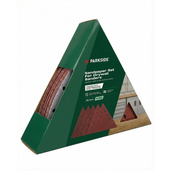 Set 20 Lijas para Lijadora de Pared 5 Granos (60-240) | Parkside Oportunidades que vuelan