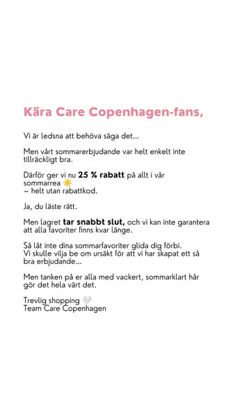 Sommarrea: 25%