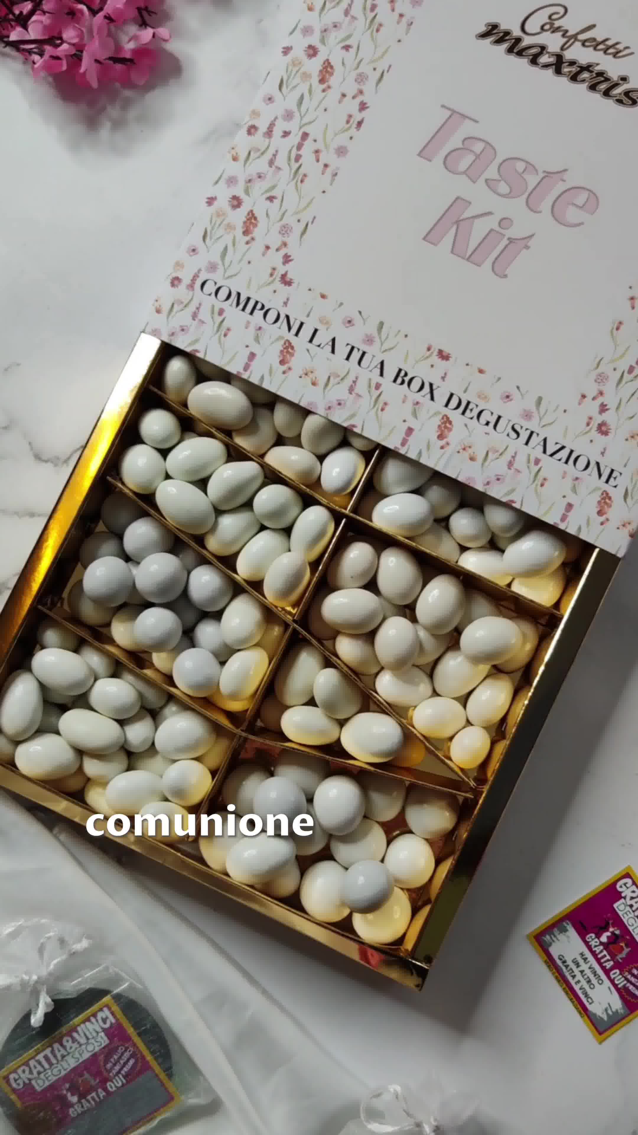 Assaggiali prima di ordinare i confetti per il tuo evento
