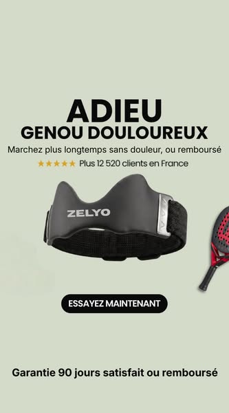 La sangle que votre genou mérite