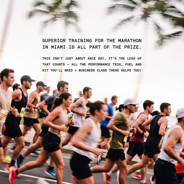 Win 2 entries to the marathon in Miami
