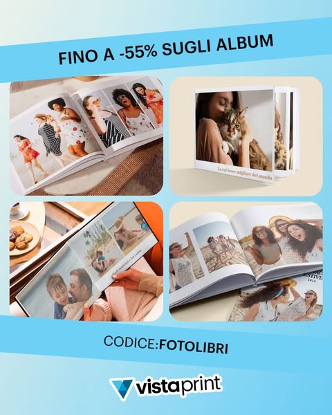 Crea splendidi album fotografici