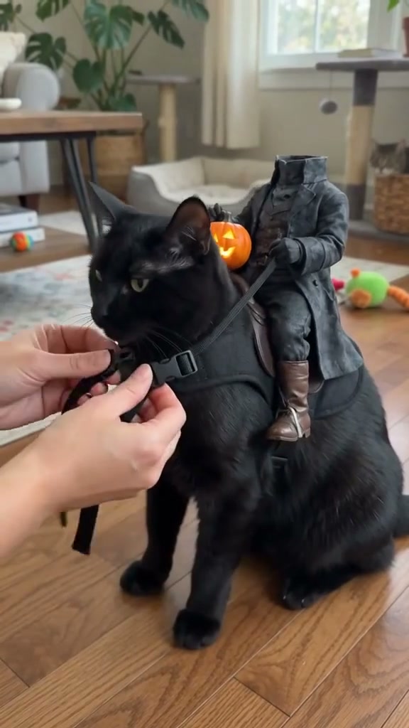Headless Horseman Cat Costume