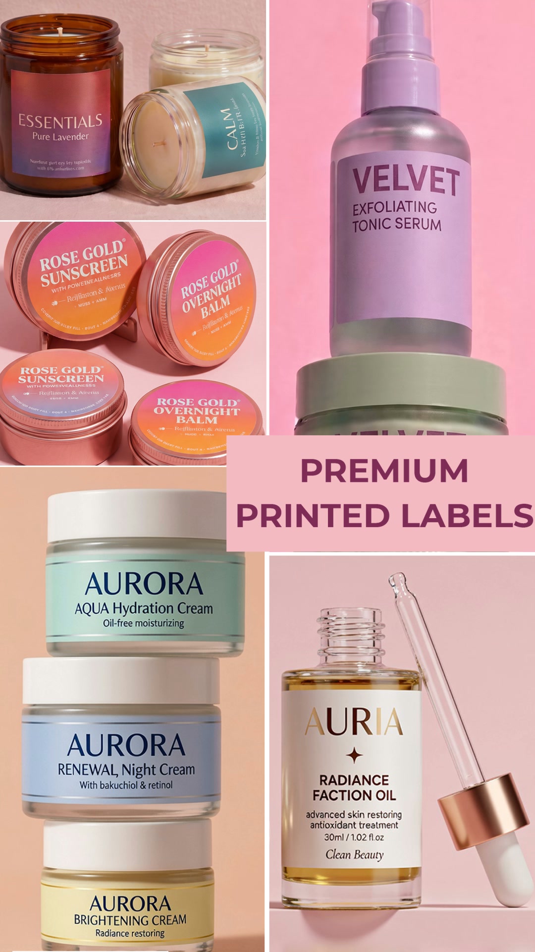 Premium Printed Labels