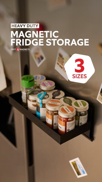 Magnetic Fridge Shelf Storage
