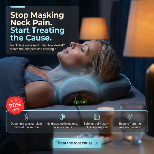 Stop Masking Neck Pain. Treat the Cause — Now 70% Off
