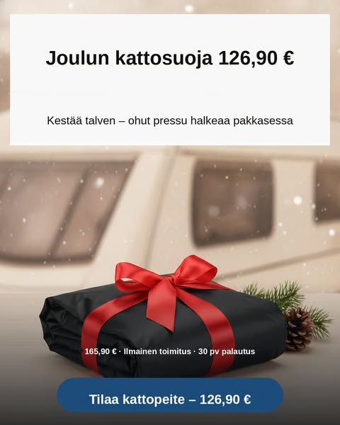 Suojaa katto jouluksi – 126,90 €