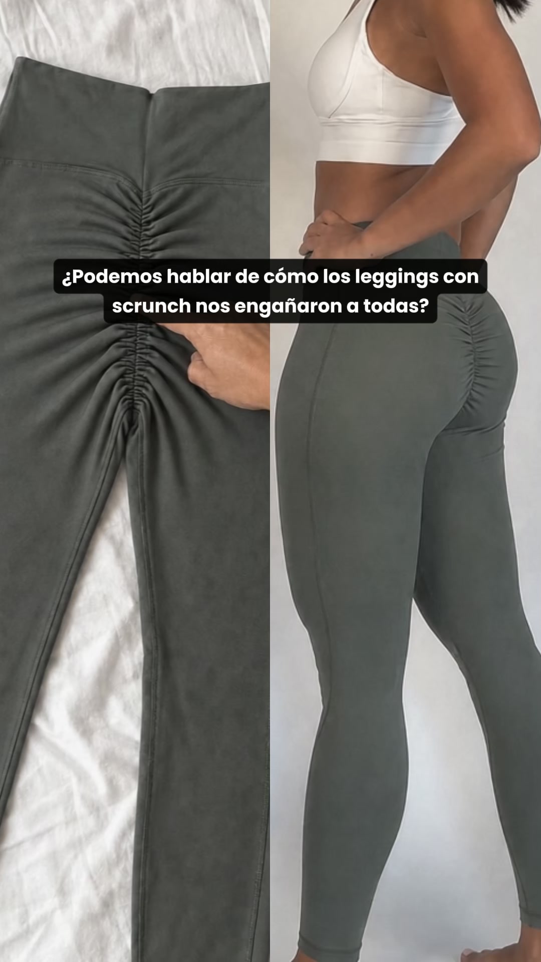 Los leggings con scrunch nos engañaron a todas. SculptCore™ lo soluciona.