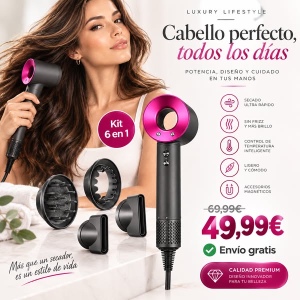 EL SECADOR PROFESIONAL QUE CAMBIA TU RUTINA PARA SIEMPRE