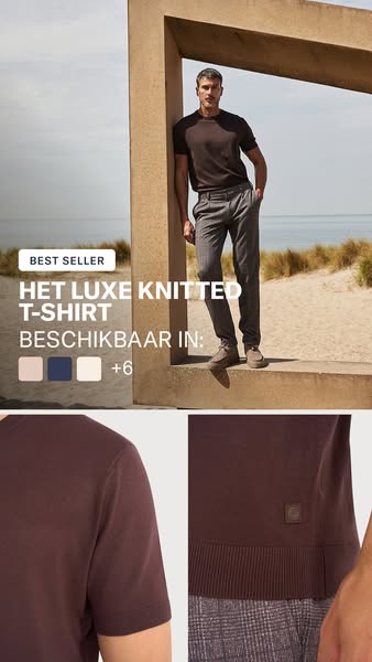 Nieuw: Luxe Knitted T-shirt