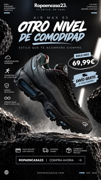 NIKE AIR MAX 95 CORTEIZ GREY & BLUE – Ropaencasa23