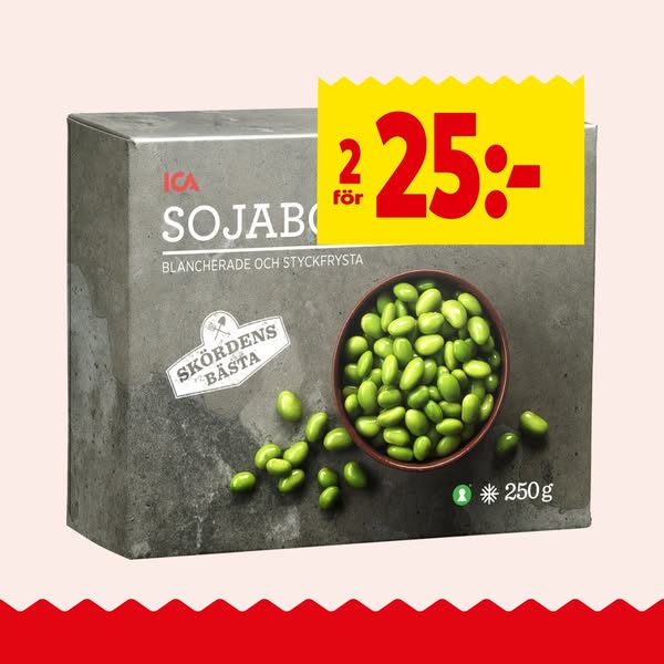 Sojabönor Fryst 250g ICA