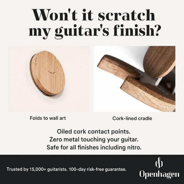 "Won't it scratch my guitar's finish?" The most asked question. Answered.