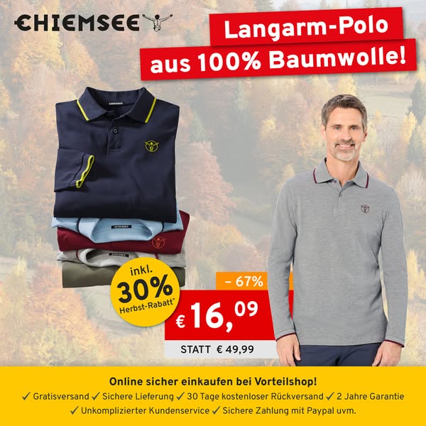 Chiemsee Langarm-Polo