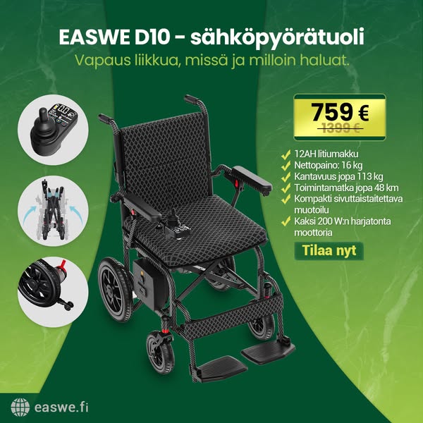 Vain 759,00 €! Palautamme pian hinnan alkuperäiseen hintaan
