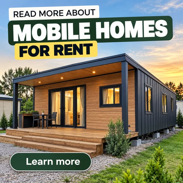 Mobile homes for rent - Learn more
