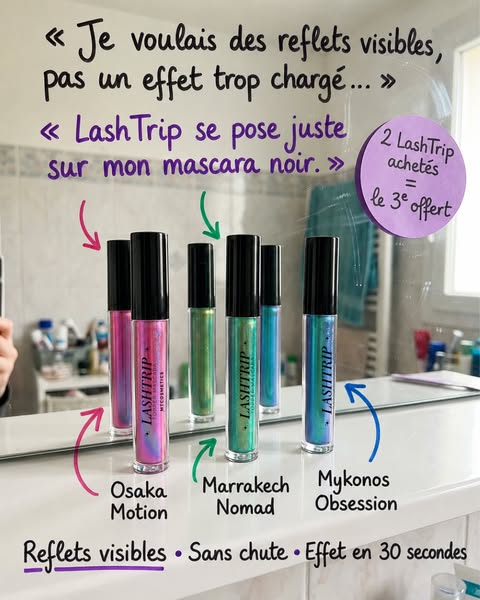 Des reflets magiques en 30s (2 achetés = 3e offert)