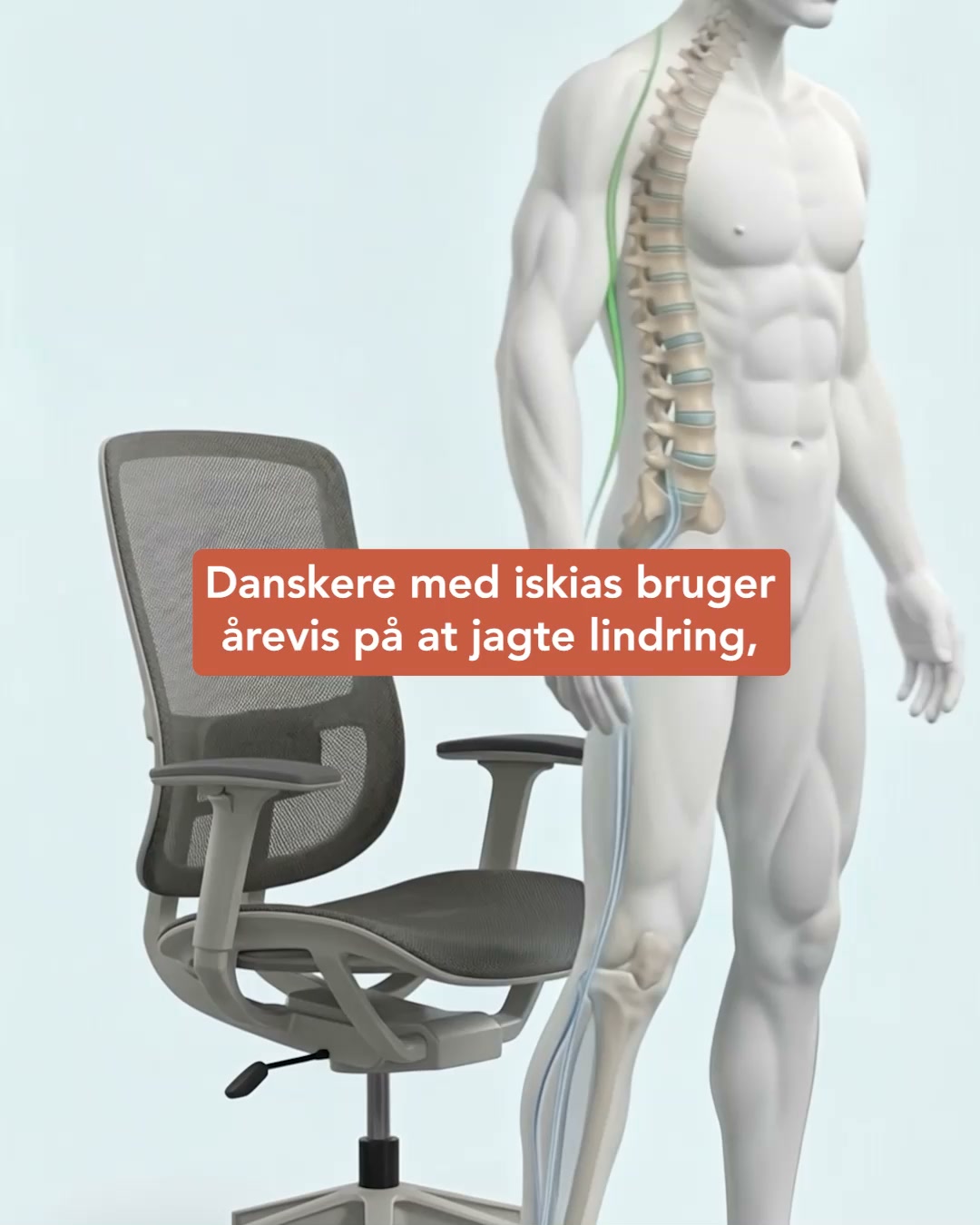 Aflast iskiasnerven med MyComfort Siddepude