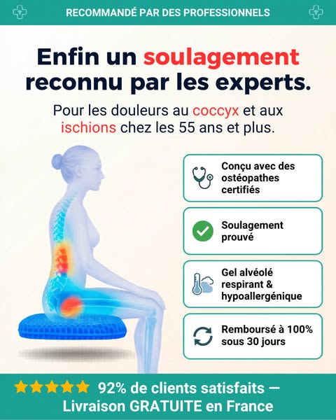 S'asseoir sans douleurs est possible
