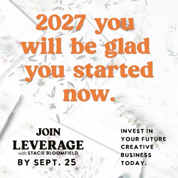Leverage Closes Friday at Midnight!