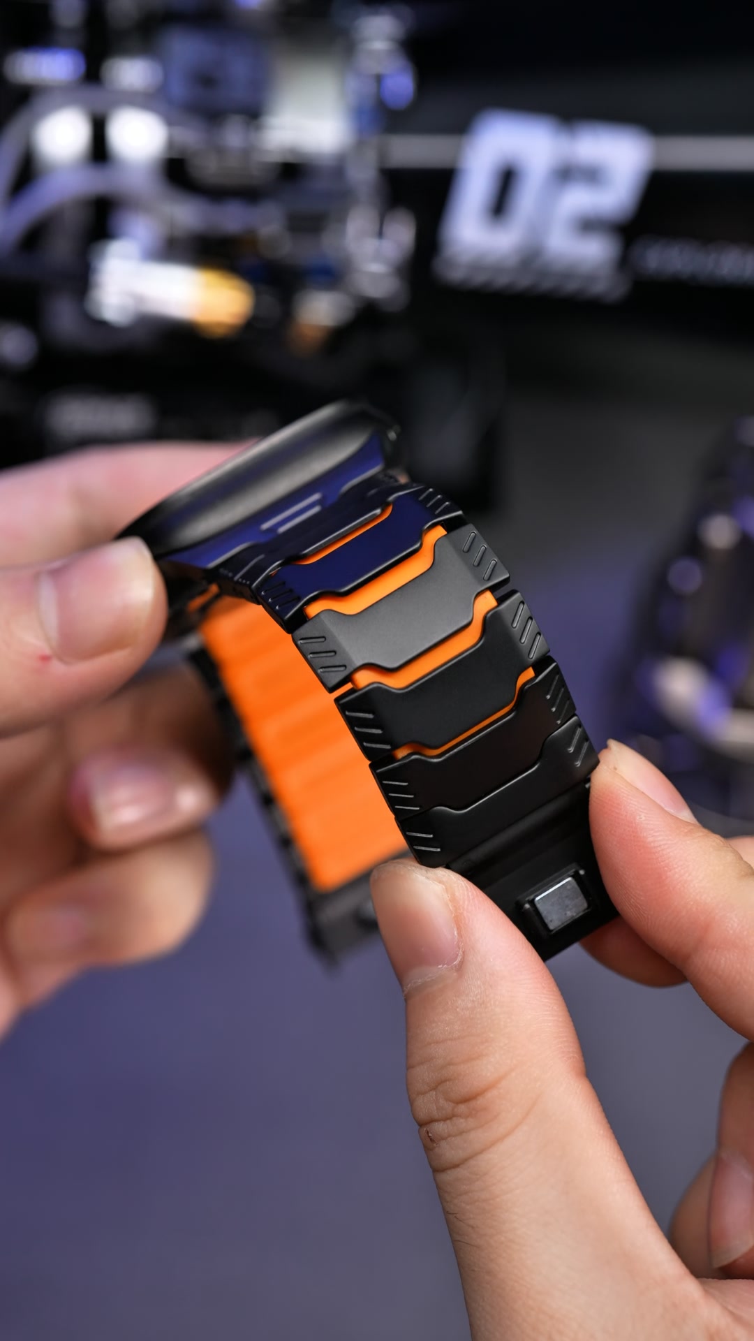 Knight Titanium Band for Apple Watch