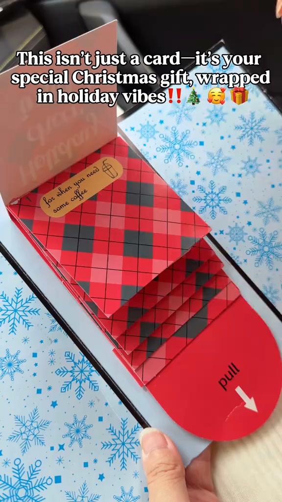 2026 New Waterfall Christmas Gift Card Booklet