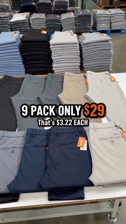 9 Pair Wardrobe Refresh · $29.99 — Wrinkle-Free Stretch Trousers