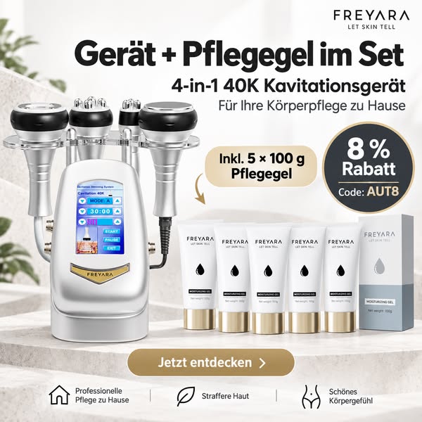 4in1 Gerät + 5 × 100 g Pflegegel