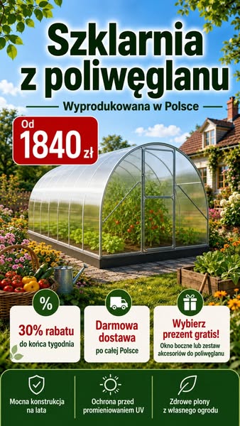 Wyprzedaż Szklarni Na Jesień