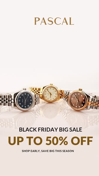 Up to 50% off for Black Friday.