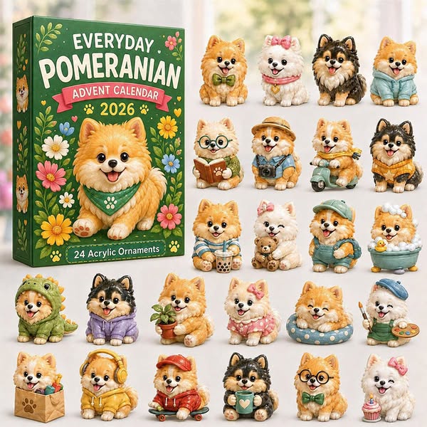 Coffee Poms, Bath Poms — 24 Daily Moods