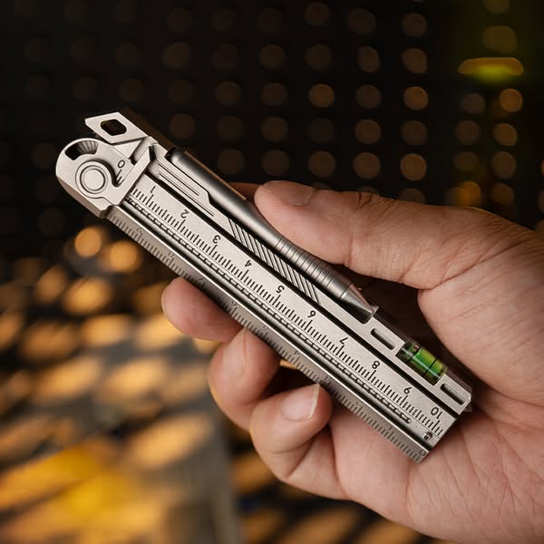 Ultralight Titanium Foldable Ruler