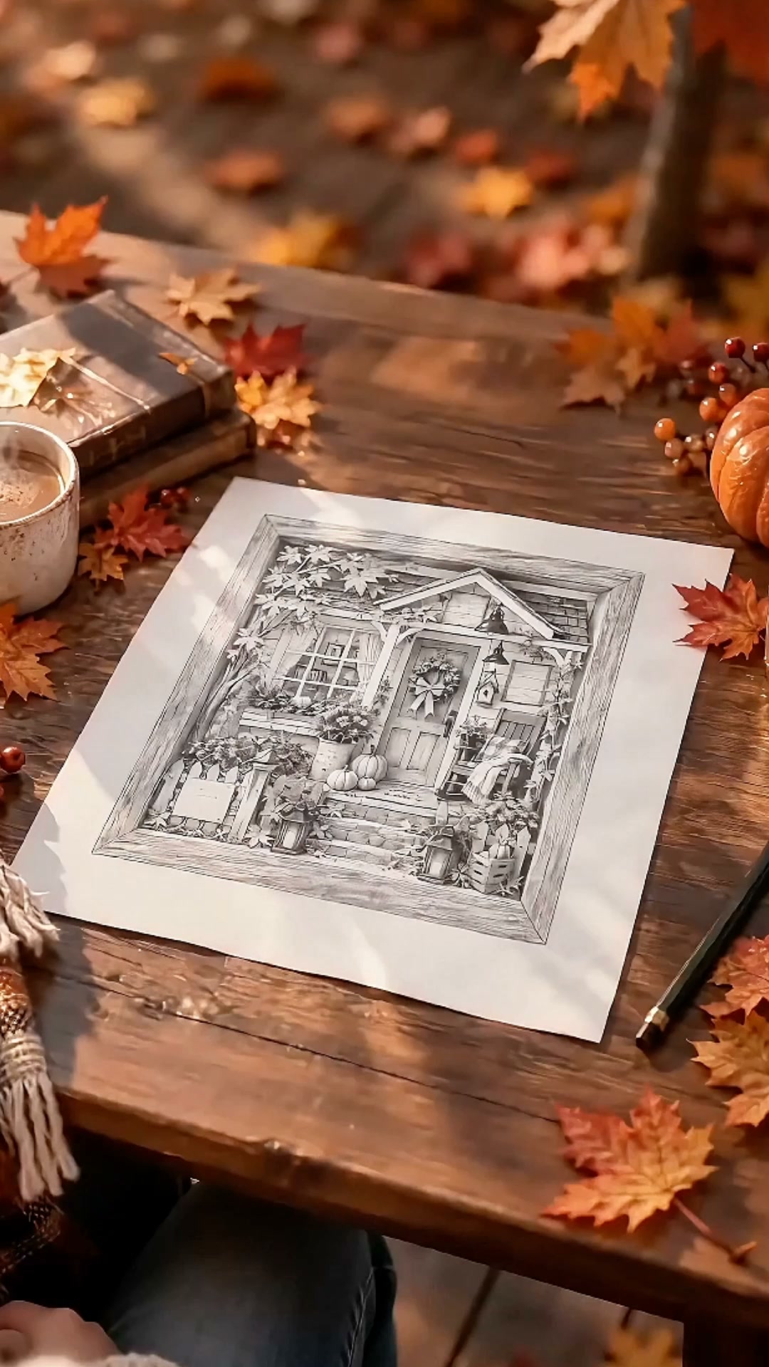 Build a Cozy Mini Cottage, Capture The Softest Autumn Scenery!