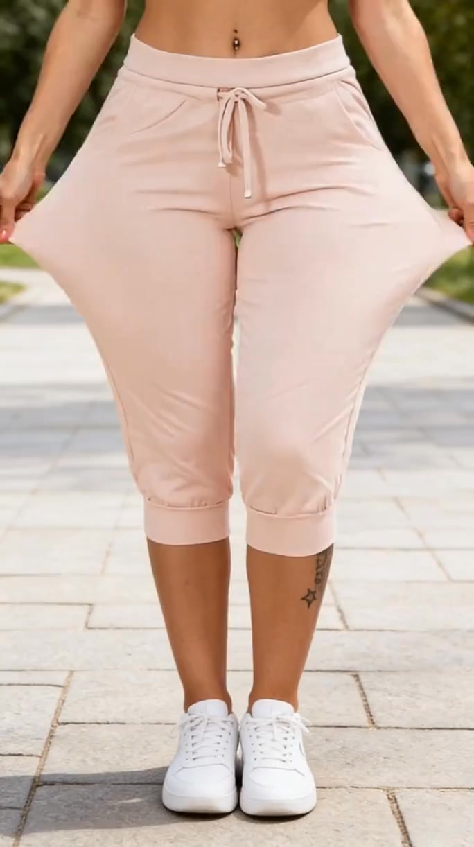 Korte joggingbroek met trekkoord