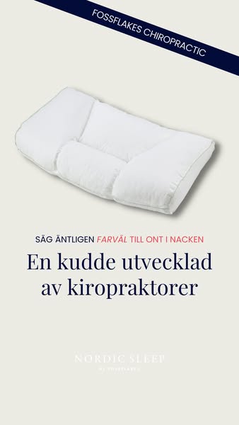 Kudde utvecklad av en dansk kiropraktor