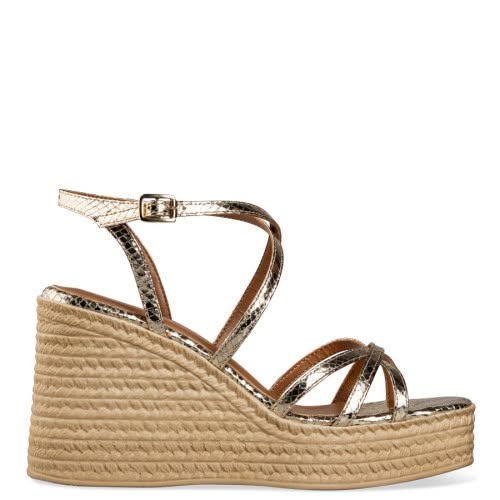 Envie Shoes Γυναικείες Πλατφόρμες Χρυσές από Συνθετικό Δέρμα
