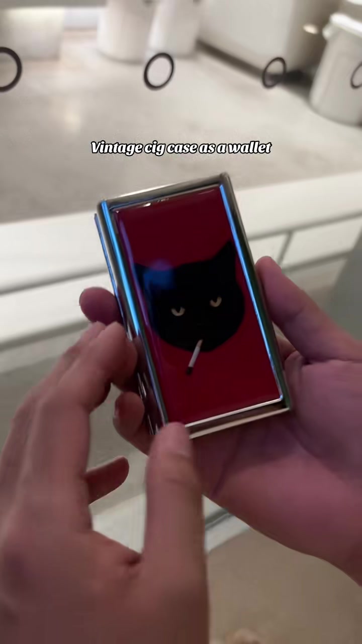 Cig case as a wallet