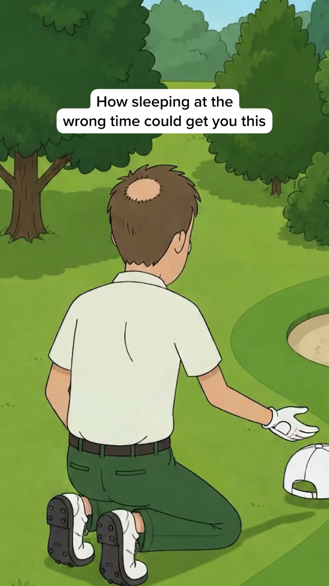 "I bet he wakes up at 8am"