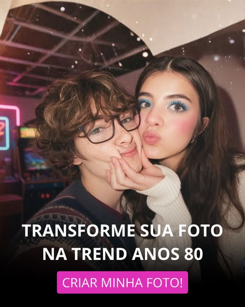 Transformar foto nos anos 80