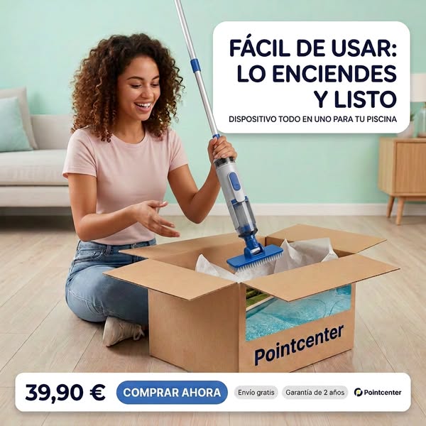 ¡Menos limpieza, más piscina!